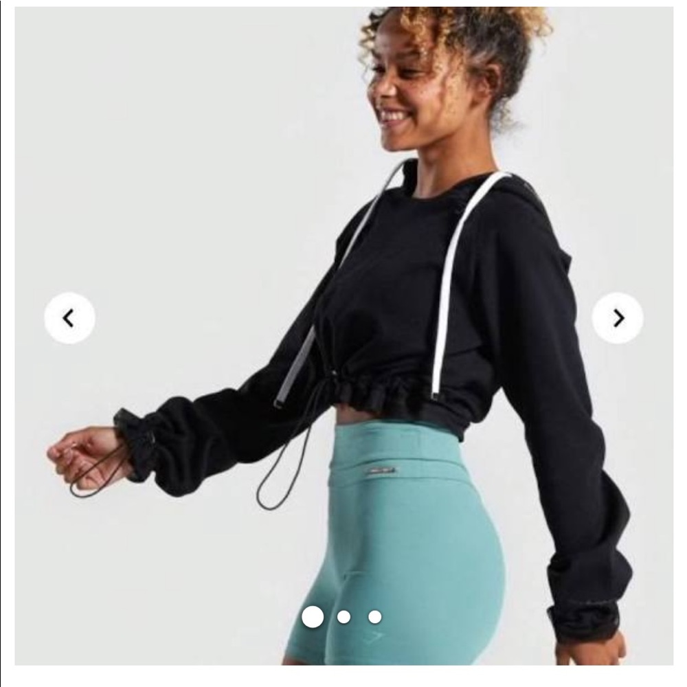 Gymshark x Whitney Simmons small black sweatshirt